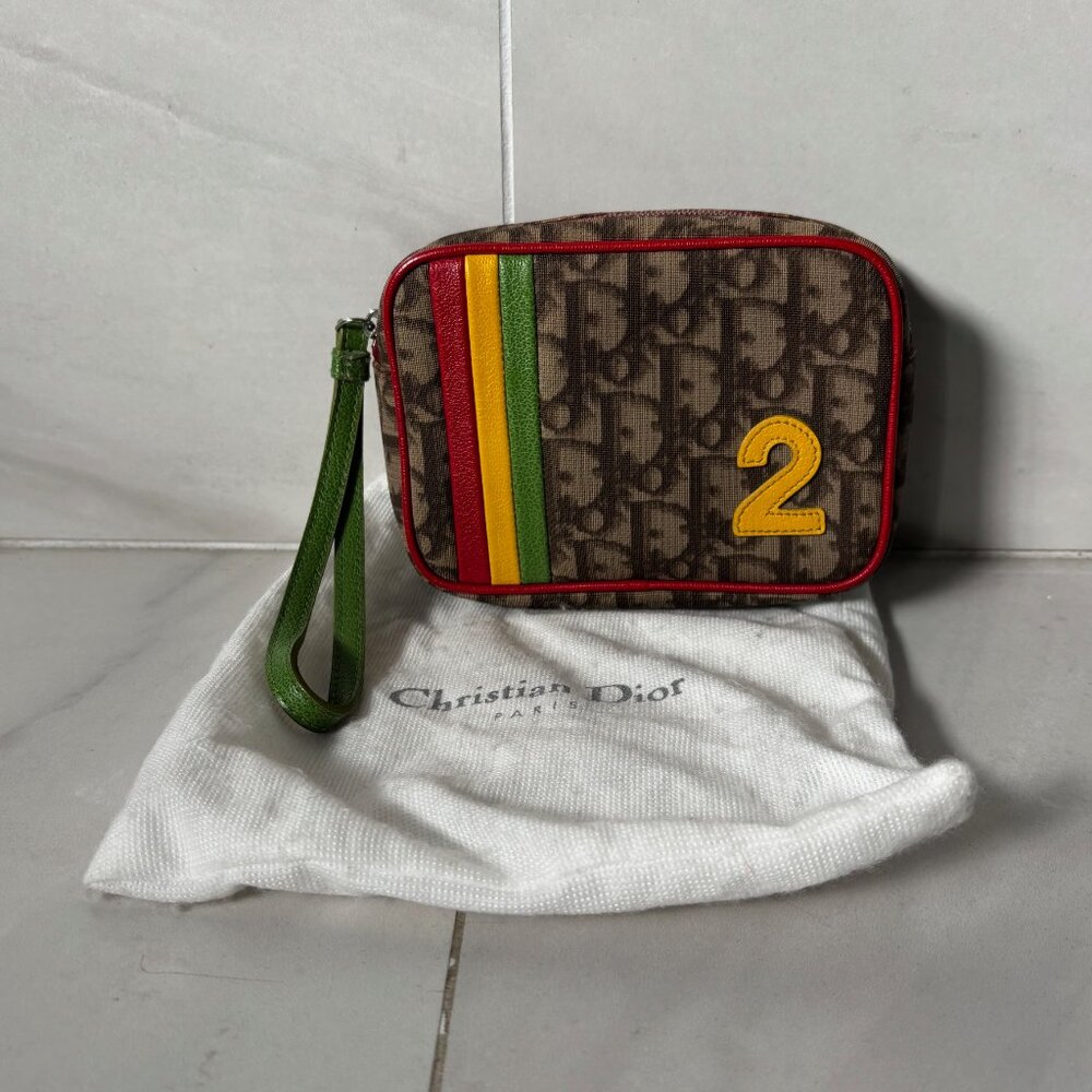 Christian Dior  Monogram Rasta Wristlet - Picture 8 of 8